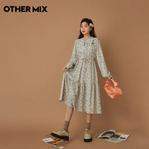 OtherMix Bubble Cuff Crummy Dress Dress Woman 2022 New Tightness Waist Dolls Collar Long Dresses