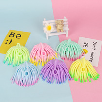 Shipping Rainbow Rope Tpr Soft Glue New Peculiar Noodle Rope Whole Person Venting Decompression Elastic Noodle Rope Toy