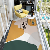 Nordic balcony ground floor mat full of scrub waterproof non-slip floating window mat outdoor open air sunscreen floor mat 2021