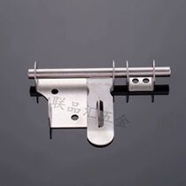 304 stainless steel security door wooden door left and right latch lock door 201 warehouse door bolt door buckle open lock plate door latch