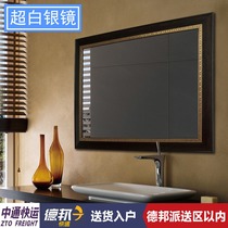 Black walnut modern Chinese brown custom custom wall wall mounted makeup mirror xIOT1IbzWe