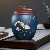 One yuan from the strength of the teacher Liang Chunxi Ruyi double powder cans high 20cm famous pure handmade purple sand a