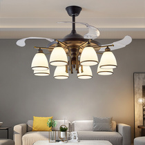 American Fan Lights Home Living Room Modern Minima Restaurant Ceiling Fan Lights Big Wind Silent Invisible Electric Fan Chandelier