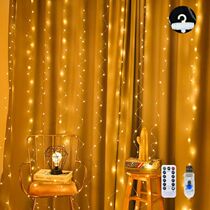 led copper wire light curtain light USB remote control 3*3 light string waterproof New Year Christmas room decoration waterfall light