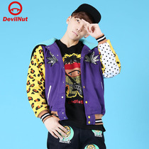 DEVIL NUT demon tide card mens BAO WEN cotton clothes main AFV