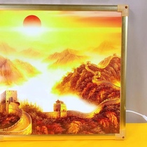 Thousands of characters Taiji map quantum Great Wall green bamboo Fu word temperature heating heating plate