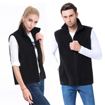 New fleece vest overalls for men and women cashmere vests casual vest custom pattern logo spring and autumn coat