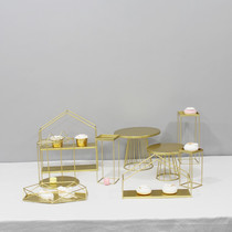 European wedding wrought iron cake rack cake dessert pastry fruit display tray tea dish dessert plate snack plate
