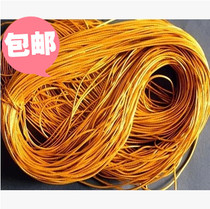 1mm 1 5mm Thick gold silver Round elastic rope Round rubber rope Elastic line Elastic band Elastic tag rope