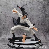 Cartoon Fire Shadows Ninja Wood Leaves White Eye Soft Fist eight divination GK Hand Office Model Statue Statue Statue Pendulum