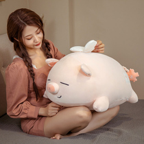 Pig doll cute plush toy Piggy doll accompany sleeping pillow bed men and women birthday gift