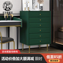 Bucket all solid wood American light luxury bedroom storage cabinet Nordic modern drawer cabinet INS cabinet