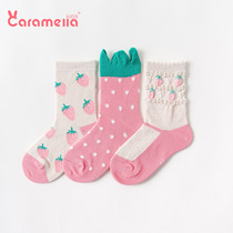 caramella baby socks autumn and winter floor socks girls cotton tube socks newborn socks Children socks