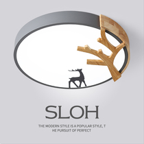 Childrens room lights for boys and girls bedroom lights Nordic ins simple girl princess room creative elk Net red ceiling light