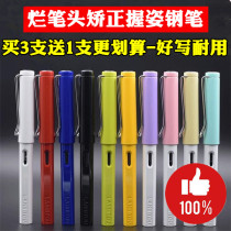 Rotten pen head correction grip pen office adult primary school students special character Pen change ink bag Iridium pen