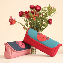 Japan and South Korea simple creative girls cute high school primary and junior high school students Children large capacity multi-function pen bag stationery pen box