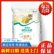 Fulinmen medium and high gluten general baking flour packaging 5kg wheat core powder 5 pieces# T99X#