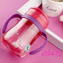 Baby water bottle baby water Cup children drink cup with sippy cup cute fall-proof summer cartoon kindergarten