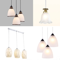 Restaurant Atmosphere LED Luminaire Triple Head Dining Chandelier Eurostyle Simple Creativity Hotel Bar KTV Aisle Chandelier