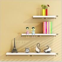 Shelf decoration decoration wall partition wall partition wall easy to use Wall shop one word on the barber shop black hairdressing