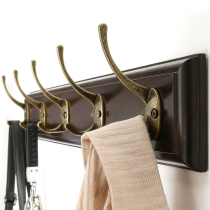 Solid Wood hanger wall hanging clothes wall hook hook door wall door back rack coat hook
