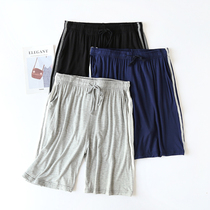 Modal pajamas mens summer shorts thin loose casual sports home five-point pants outside wearing big pants beach pants