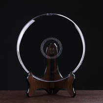 Tea cake bracket transparent Puer display shelf tea tray bracket dustproof plastic Puer tea box white tea cake shelf