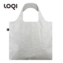 HOWstore LOQI new white Dupont paper Light fashion Wanuse bag folding environmentally-friendly shopping bag