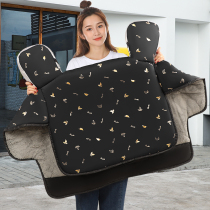 Electric motorcycle windshield is winter velvet thickened battery tram fashion cold cover warm clothes Autumn women small