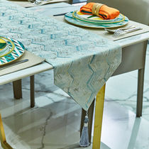 Light luxury living room coffee table table table table flag neoclassical European gold silk soft cloth art model room simple geometric tablecloth