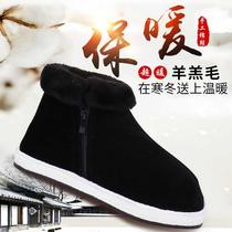 Hunan handmade cotton shoes women men winter padded warm corduroy elderly chicken shoes indoor non-slip cotton shoes