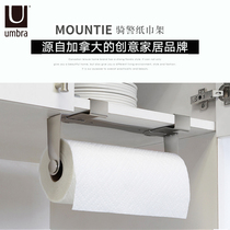 Kitchen paper towel rack creative punch-free European-style bathroom hanging stainless steel roll paper rack Sister sister recommends the same paragraph