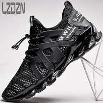 Summer breathable casual single net shoes mens summer trendy mens shoes mesh mesh hole hollow mesh sports all-match