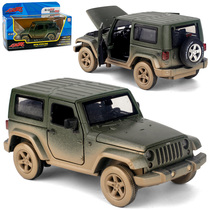 Caiper 1:32JEEP Jeep off-road vehicle model sound and light alloy car model childrens gift toy