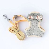 Pet little white rabbit rope cat cat cat anti-Break Free out traction rope vest clothes go out special rabbit