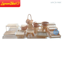 Bakery Nakajima cabinet Full set of soft decoration display props Bakery supporting decorative crafts display rack