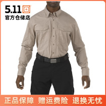 5 11 Strikers Long Sleeve Shirt 72399 511 Commuter Lapel Tactical Shirt Men Long Sleeve Shirt