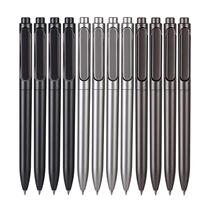 Powerful A12 Lesu press neutral pen black water pen 0 5mm metal texture signature pen button pen creative simple