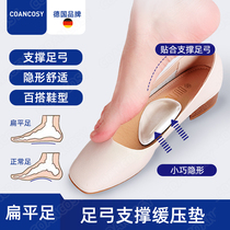 German brand high arch support sockliner flat foot arch trainer high heel shoes no tired feet flat slippers all match