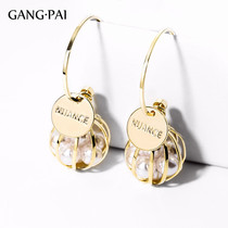 Silver Needle Advanced Sensation Light Lavish Earrings Woman Spring Summer Net Red Earrings 2021 New Tide Gas Quality Bay Pearl Earrings