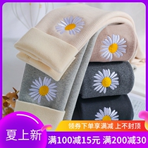 Japanese autumn and winter beating underpants female high waist tightening body slim fit and thickened with 90% large code Tthicker warm cotton pants