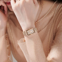 JuLi time watch female summer small square watch niche light luxury Lady 2021 new high-grade Lady Quartz watch