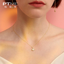 Earth Planet universe necklace female Net red silver design sense niche choker ins simple 2021 New Tide