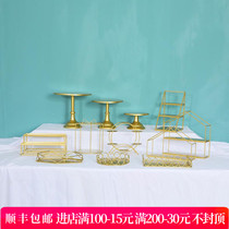  European-style dessert table decoration display rack Wedding decoration props Cake rack Afternoon refreshment heart rack Coffee break table