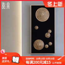 Jing Spring Southeast Asian restaurant Art physical painting entry door entrance decorative painting designer three-dimensional hanging painting