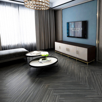 Wood floor with self-adhesive floor leather thickened wear-resistant waterproof commercial ground glue cement ground directly spread household floor tiles