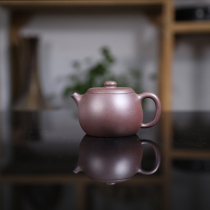 Giant wheel pot original mine No. 4 well purple mud hand-made A teacher collector authentic bubble teapot