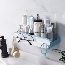 Punch-free toilet bathroom rack wall hanging hand washing toilet towel rack cosmetics storage box