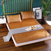 Dormitory 1 5m 1 8m Summer rattan mat sheets for people Summer 1 2 Bamboo mat ice silk folding student grass mat mat mat