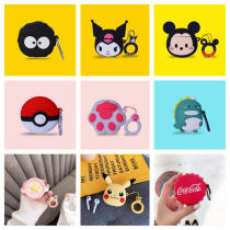 ins cute cartoon applies Jingfu pro6 wireless Bluetooth headphone protective sheath Jingfu PRO6 Silicone Shell Tide Card